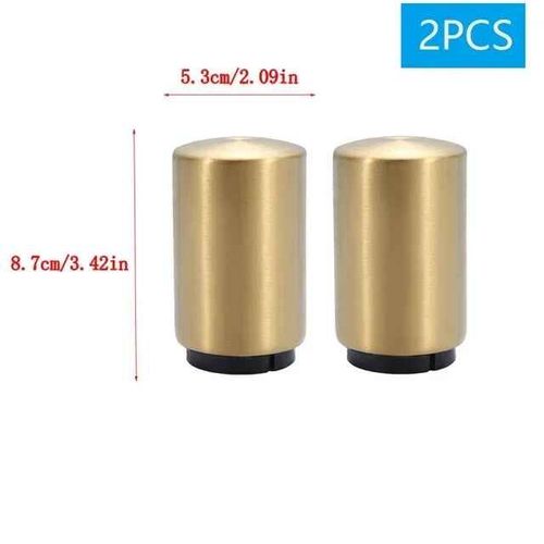 Ouvre-Bouteille De Bière À Pression Supérieure,Presse Automatique,Sans Trace,Soda,Ouvre-Bouteille De Vin,Aimant En Acier Inoxydable,Outil De Cuisine - Type Gold 2pcs