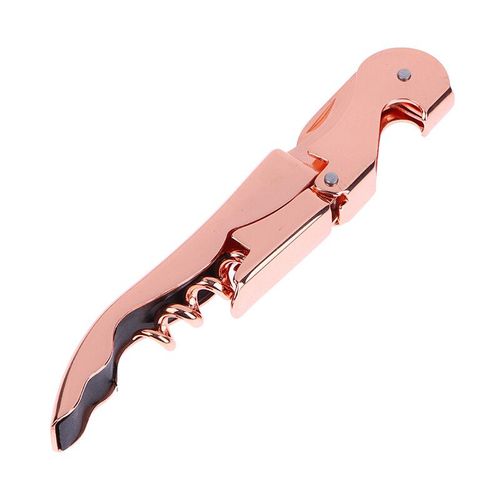 Ouvre-Bouteille De Bière En Acier Inoxydable À Double Charnière,Pour Serveurs Ou Barmans De Restaurant - Type Rose Gold