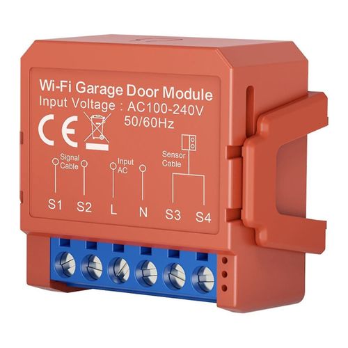 Interrupteur d¿ouvre-porte de garage WiFi Tuya Télécommande Module d¿ouverture de minuterie de porte de garage intelligente sans fil