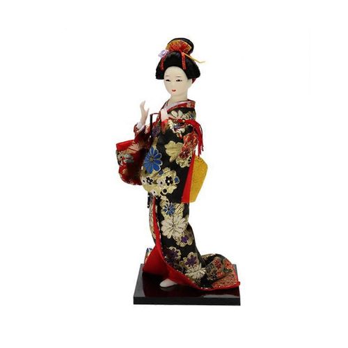 Poupée Japonaise De 12 Pouces Sculpture De Poupée Japonaise Traditionnelle Avec Vintage Traditionnel
