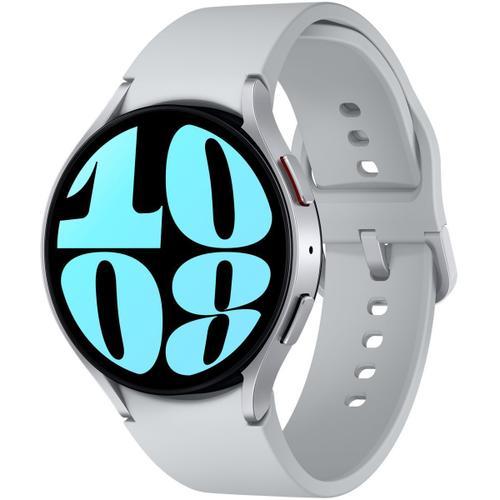 Samsung Galaxy Watch6 - 44 Mm - Montre Intelligente Avec Bracelet Sport - Argent - Taille Du Bracelet : M/L - Affichage 1.5" - 16 Go - Nfc, Wi-Fi, Bluetooth - 33.3 G - Argent