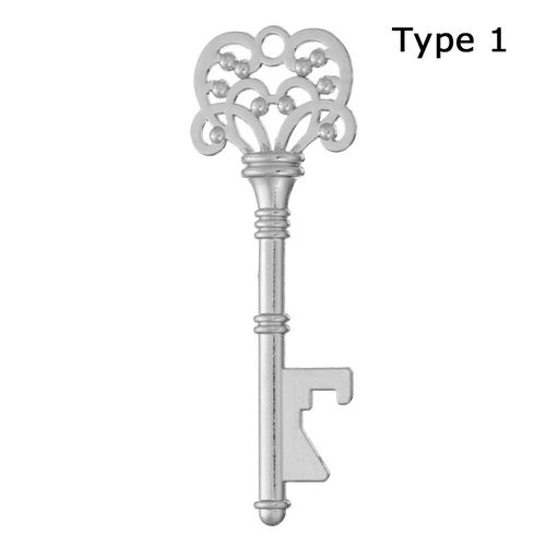 Ouvre-Bouteille Vintage,Clé,Outil De Cuisine,Accessoires,Pendentif De Mariage,Ouvre-Bière,Fournitures De Fête De Mariage,Porte-Clés Souvenir,1 Pièce #A
