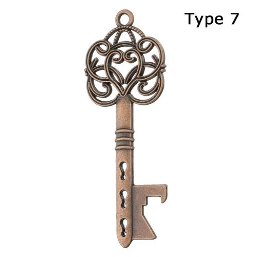 Ouvre-Bouteille Vintage,Clé,Outil De Cuisine,Accessoires,Pendentif De Mariage,Ouvre-Bière,Fournitures De Fête De Mariage,Porte-Clés Souvenir,1 Pièce #F