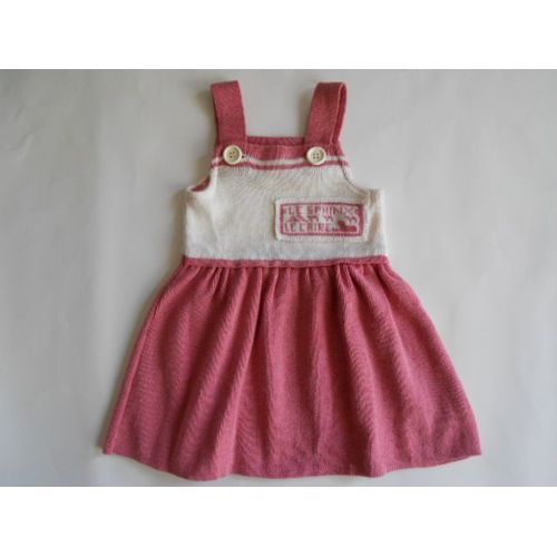 Robe Rose Et Blanche 6 À 12 Mois