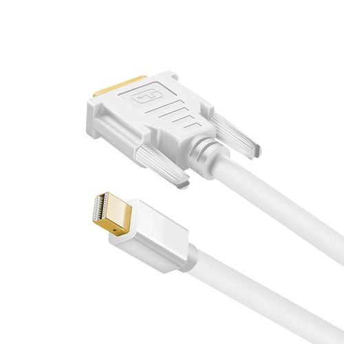 Câble Mini DP vers DVI,adaptateur Thunderbolt vers DVI,budgétaire TV,Mini DP vers DVI,1080p,1920 × 1080 - Type 1pcs