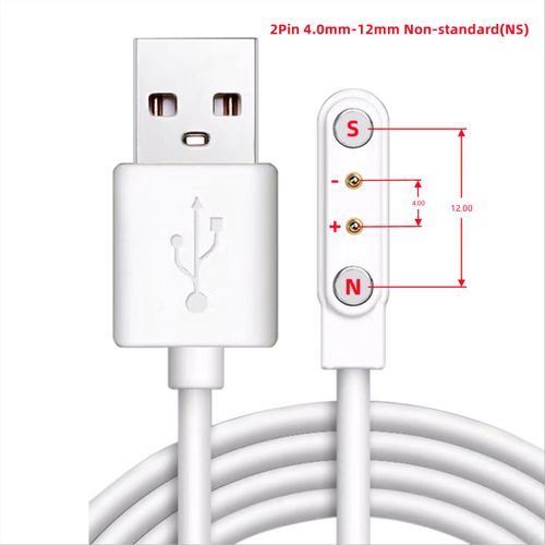 Aishi-Câble De Charge Magnétique Usb S6,Chargeur,Fil Adaptateur Secteur,Bracelet De Montre Intelligente Ju479,Écouteurs,Brosse À Dents,Artistes De Beauté - Type White(4.0-12mm Ns)