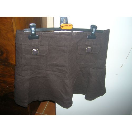 Jupe Doublée Camaieu Taille 42 Laine 70%,Polyester 30%.