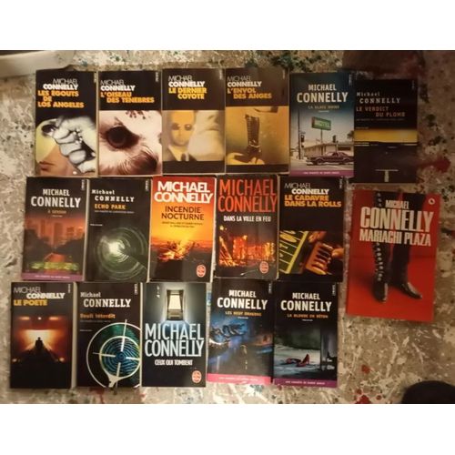 Lot 17 Polars Michael Connelly Série Harry Bosch (Dont Les 7 Premiers) · Les Égouts De Los Angeles, · La Glace Noire, · La Blonde En Béton, · Le Dernier Coyote, · Le Cadavre Dans La Rolls,
