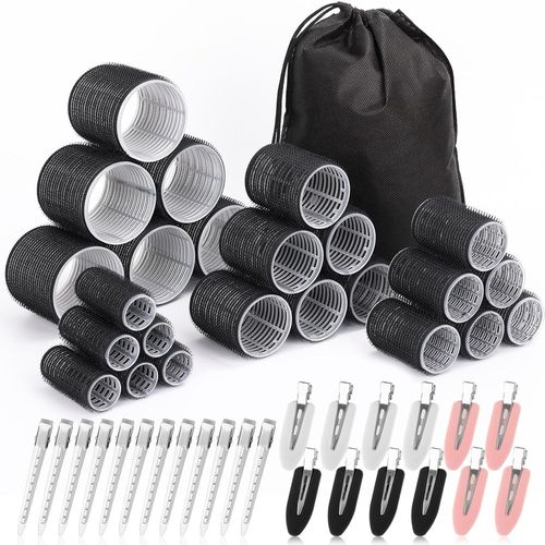 Kit De Bigoudis 49 Pièces Le Noir