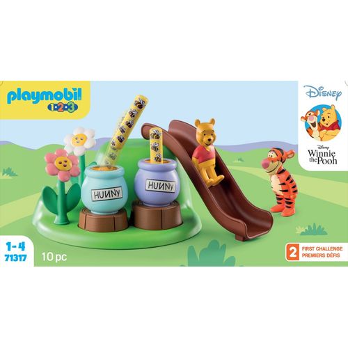 Playmobil 123 71317 - Disney Winnie L'ourson Et Tigrou Avec Jardin D'abeilles