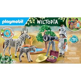 Playmobil Wiltopia 71295 - Photographe Avec Déguisement Et Zèbres