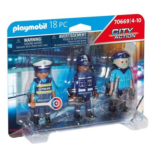Playmobil 70669 -  Equipe De Policiers