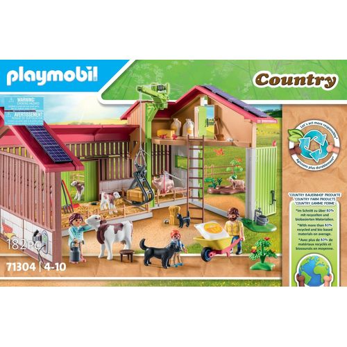 Playmobil Country 71304 - Ferme Avec Panneaux Solaires