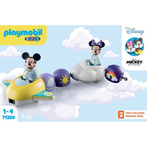 Playmobil 123 71320 - Disney Train Des Nuages De Mickey Et Minnie