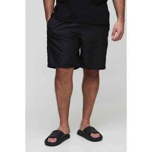 Plus Mid Length Swim Shorts Homme - Noir - Xxxxl, Noir