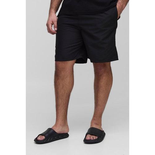 Plus Long Length Swim Shorts Homme - Noir - Xxxxl, Noir