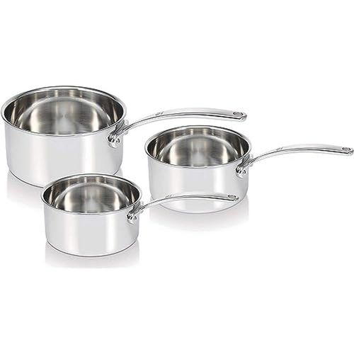 13416974 Tri Lux Série De 3 Casseroles En Acier Inoxydable Triply 16/20 Cm[X64]
