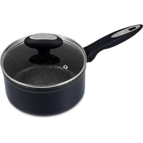 E980140 Ultimate Antiadhésif Casseroles, 20cm/2.6l, Tous Feux Dont Induction, Noir, Aluminium, Garantie Antiadhésive De 10 Ans[X715]