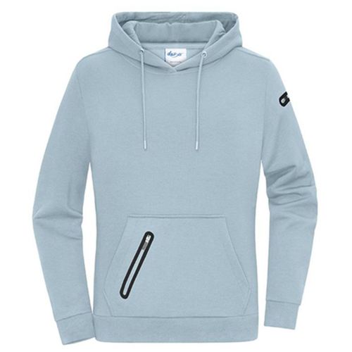 Sweat À Capuche - Femme - 8045 - Bleu Laiteux