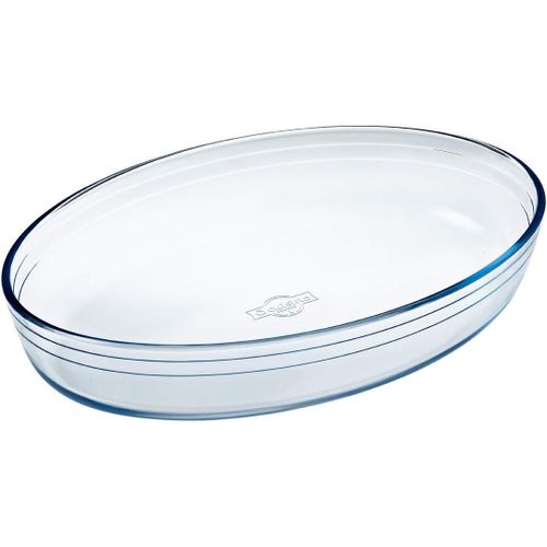 Ô Cuisine Plat À Four Ovale En Verre Borosilicate 35 X 24 Cm[X1869]
