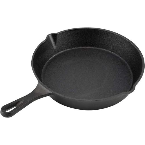 Poêle En Fonte, Diamètre 27 Cm, Poêle À Frire, Poêle En Fonte, Poêle À Griller Pour Cuisinière, Four, Barbecue, Cuisinière À Induction, Casserole De Cuisine[X1249]