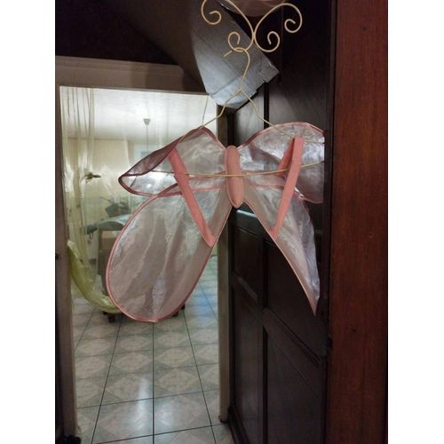 Ailes Roses Fée Déguisement Fille Papillon