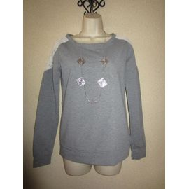 T-Shirt Gris Chiné T 36
