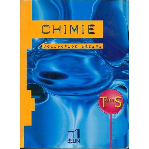 Chimie Terminale S. Livre Du Professeur