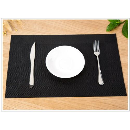 Lot De 3 Sets De Table Antidérapants Et Résistants À La Chaleur Le Noir