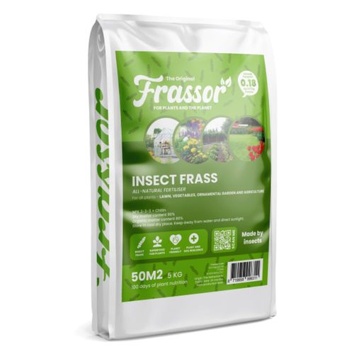 Crottes D'insectes Frassor - 5 Kg Pour 50 M - Activateur Et Engrais Naturel Du Sol - Riche En Nutriments