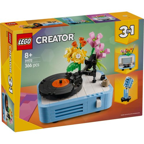 LEGO Creator - Le tourne-disque et ses fleurs - 31172