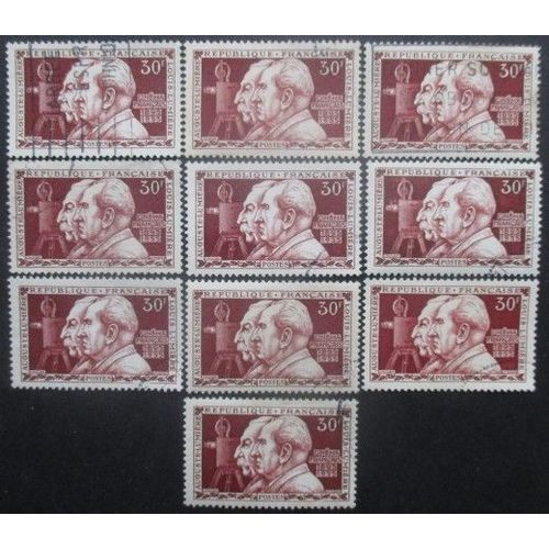 France N°1033 X 10 Oblitéré