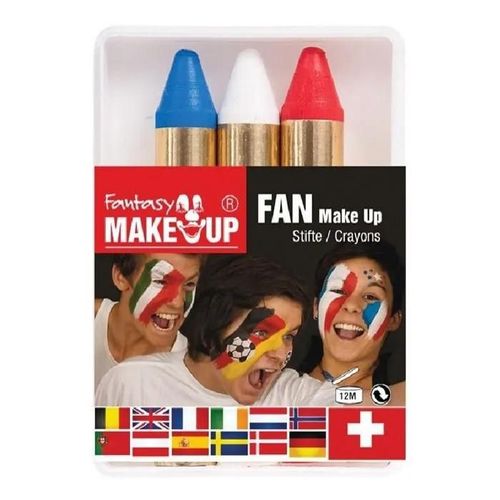 Kit De Maquillage Bleu, Blanc, Rouge