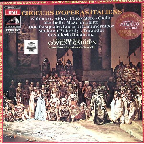 Covent Garden - Choeurs D'opéra Italiens - Nabucco