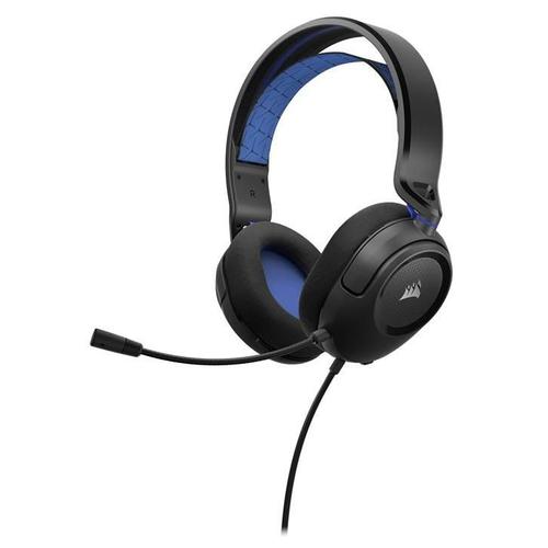 CORSAIR Gaming HS35 v2 - Micro-casque - circum-aural - filaire - jack 3,5mm - bleu