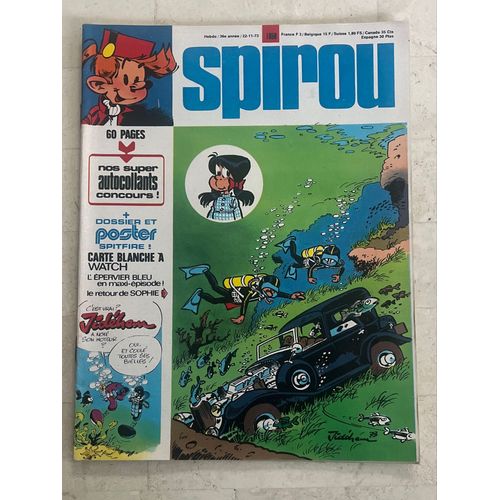 Spirou Magazine N°1858 - 36e Année - Novembre 1973 - Le Retour De Sophie - 