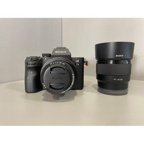 SONY ALPHA 7 III 24.2 MPIX + OBJECTIF FE 28-60 f/4-5.6 + OBJECTIF FE 1.8/50