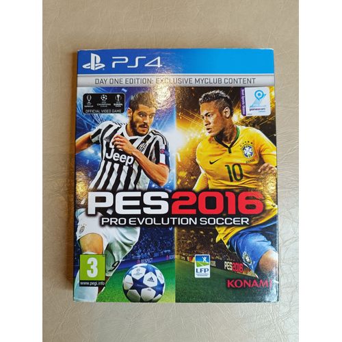 Jeux Ps4 Pes 2016 Day One Edition Exclusive Myclub Content +3 Playstation 4 Fr