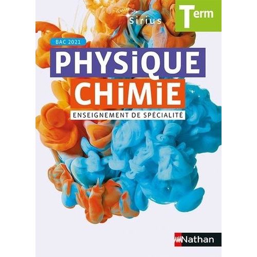 Physique-Chimie Tle Sirius Enseignement De Spécialité