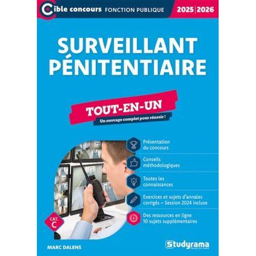 Surveillant Pénitentiaire - Tout-En-Un - Catégorie C - Concours 2025-2026