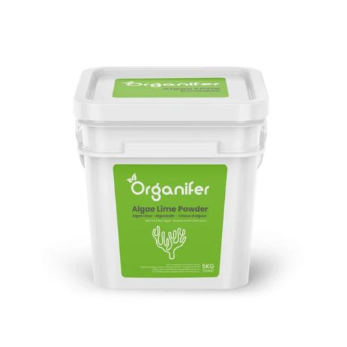 Poudre De Chaux D'algues - 5 Kg - Calcareum De Lithothamne Pur - Idéal Pour Les Buis Et L'entretien Du Jardin - Contient Du Calcium Et Du Magnésium - Organifer