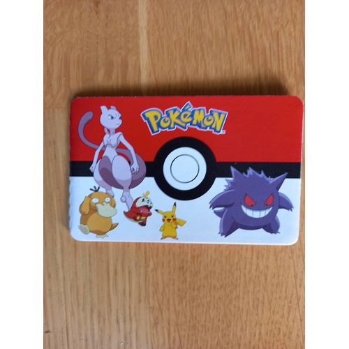 Carnet De 12 Timbres Pokemon Lettre Verte