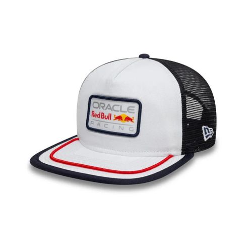 Casquette Adulte Oracle Rb Racing F1 Team Retro Golfer Trucker 2025 - Blanc