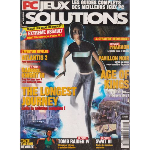 Pc Jeux Solutions N 10 . Atlantis 2 . Gabriel Knight Iii . The Longest Journey . Age Of Kings