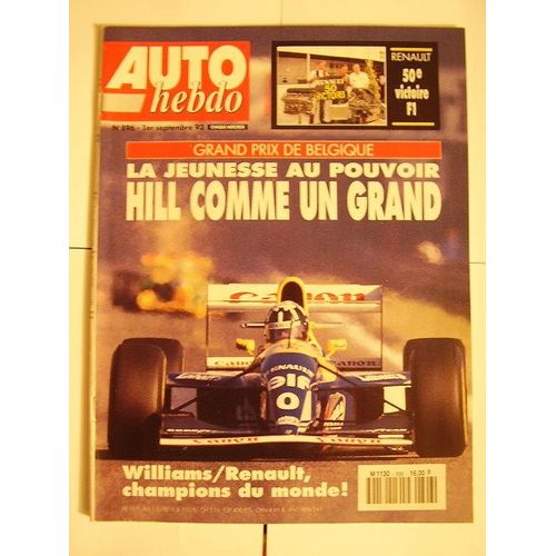 Auto-Hebdo N° 896 : Grand Prix De Belgique Hill Comme Un Grand