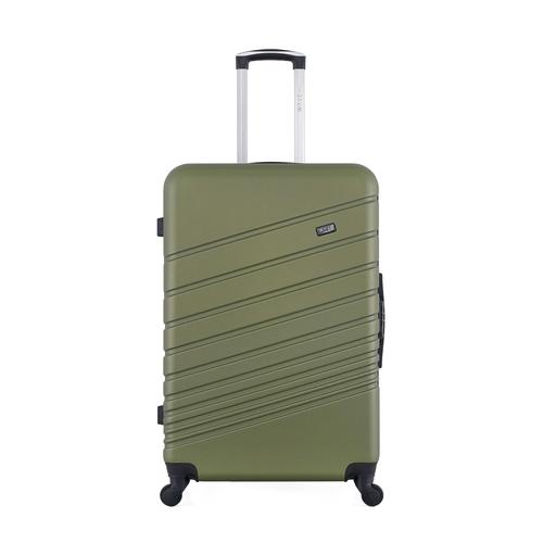 WAVE PARIS - Valise Grand Format ABS TIGRE 4 Roues 75 cm