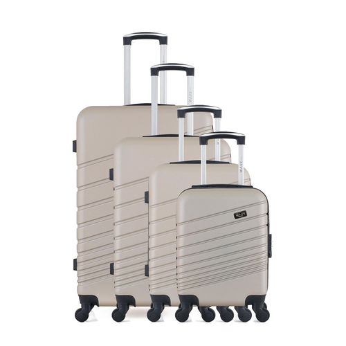 WAVE PARIS - Set de 4 Valises Rigides TIGRE-M