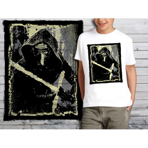 T-Shirt Blanc Enfant Star Wars Kylo Ren 554