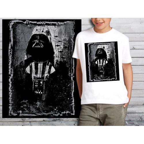 T-Shirt Blanc Enfant Star Wars Dark Vador 551