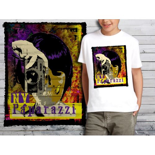 T-Shirt Blanc Enfant Tete De Mort Skull Design 610